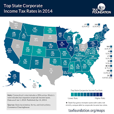 Top State Corporate Income Tax Rates In 2014 Tax Foundation