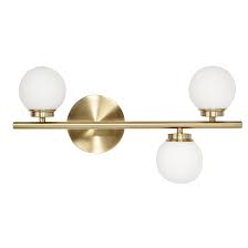 Vanity lights for bathroom gold. Bathroom Vanity 3 Light Fixture Led Gold 19 Lvl176a03gd Rona