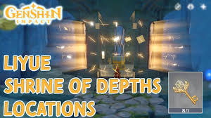 Liyue Shrine Of Depths Locations Genshin Impact Cbt3 Youtube