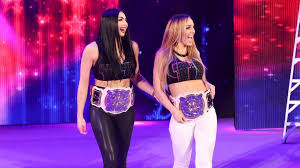 Photos Asuka Kairi Slug It Out With Mandy Sonya In Heated Tag Bout Billie Kay Peyton Royce Warriors Vs Professional Wrestling