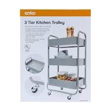 3 Tier Kitchen Trolley Kmart Kitchen Trolley Craft Room Organization Craft Room