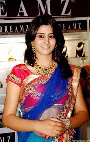Telugu actress varshini sounderajan hot stills in red half saree at sasya summer wedding line. Actress Shamili In Saree At Jewelry Shop Opening Actress Album