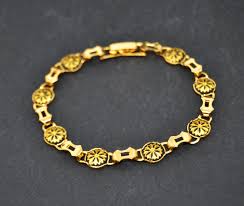 NEW VINTAGE Damascene Bracelet Toledo Damascene Bracelet - Etsy