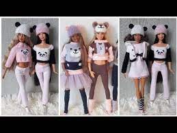 barbie elbise yapimi diy coraptan kendin yap 5 dakikada hallet barbie kiyafetleri youtube barbie oyuncak barbie giysileri barbie