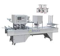 Full Automatic Cup Filling and Sealing Machine for Jelly Yogurt Sauce Milk Water