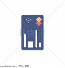 Tap and go is widely available in locations where you see the new contactless icon. Credit Card Flat Vector Photo Free Trial Bigstock