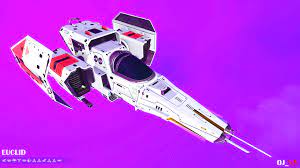 T2 Tie Wing Stubby W Boosters White With Red Accents Box Thruster 3 System Nmscoordinateexchange No Man S Sky No Man S Sky Base Fighter