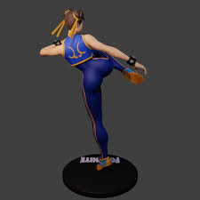 STL file Chun Li - Fortnite Style・3D printing template to download・Cults