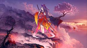 We present you our collection of desktop wallpaper theme: Hd Wallpaper Samurai 7 Anime Anime Girls Katana Metalanguage Photoshop Wallpaper Flare