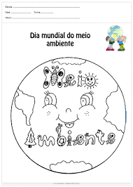 Desenhos do meio ambiente para colorir. Desenhos Para Colorir Meio Ambiente Terra Ler E Aprender