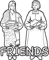 We also have more indian coloring pages. Printable Pilgrim And Indian Coloring Page For Kids 4 Supplyme