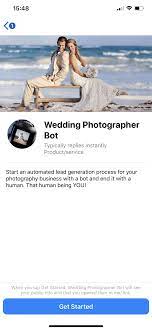 You will receive bride's name, email, phone number and wedding date. Appointment Scheduling Bot For Photographers Botmakers