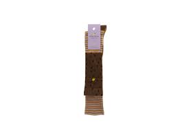 Sticky Lemon Knee Socks Sprinkles Cinnamon Brown Villa Madelief
