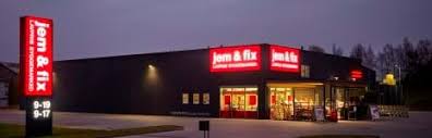 Jem & fix är ett danskt familjeföretag med lågprisbyggmarknader i danmark, sverige och norge. Jem Fix Abner Fire Butikker Tirsdag D 14 Marts