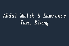 Lawrence tan has recently finished a diploma in visual arts majoring in digital photography at raffles college of design in auckland, new zealand. Abdul Malik Lawrence Tan Klang Law Firm In Klang