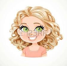 Image Result For Curly Light Blonde Hair Illustration Numero S