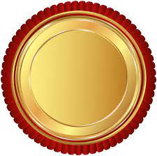 Gold Red Seal Badge Png Clip Art Image Gallery Yopriceville High Quality Images And Transparent Png Art Images Red Background Images Digital Graphics Art