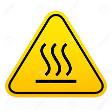 Hot Surface Caution Vector Sign Royalty Free Cliparts Vectors And Stock Illustration Image 119268848