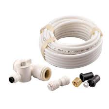The flexible pex ice maker hose measures 15 feet in length for easy installation; Sioux Chief Push To Connect Ice Maker Installation Kit At Menards
