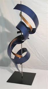 Modern Metal Art Sculpture G72 Black Base Metal Art Sculpture Steel Art Sculpture