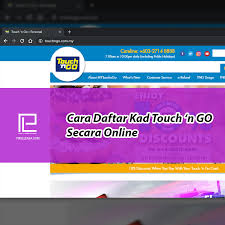 The new touch n' go app has a number of services, including paying phone and utility bills, purchasing movie tickets from mbo cinemas and flight tickets although it is great that touch n' go is adding such convenience for it's customers, it would be great if the company can take advantage of nfc on. Cara Daftar Kad Touch N Go Secara Online Pixellensa Studio