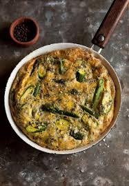 Minty Asparagus And Zucchini Frittata Frittata Recipes Zucchini Frittata Asparagus Recipe