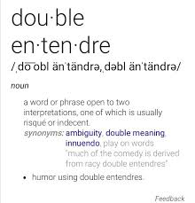Double Entendre Fancy Words Cool Words Words