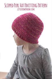 Maybe you would like to learn more about one of these? Slipped Purl Hat Knitting Pattern Little Red Window