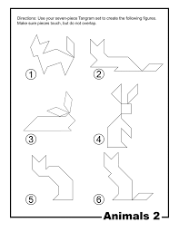 Here's super fun new printable tangrams puzzles for kids and adults who love playing with shapes! Animals Outline Tangram Card 2 Clipart Etc