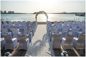 A Dubai Beach Wedding Anantara The Palm By Bernard Richardson Photography Dubai Beach Outdoor Wedding Venues Palm Wedding