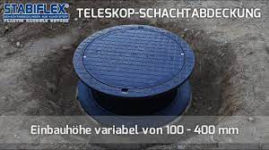 Dann läuft das wasser aus der leitung zurück. Stabiflex Teleskop Schachtabdeckung Einbaufilm Youtube