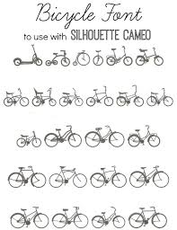 Enjoy The Ride Free Bicycle Images To Use With The Silhouette Bicycle Tattoo Bicycle Bike Tattoos