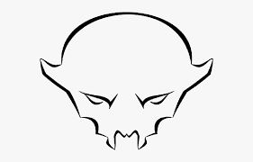 Simple Black Line Vampire Lord Head Tattoo Design By Vampire Lord Skyrim Deviantart Hd Png Download Kindpng