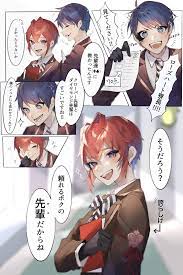 やえさんはtwitterを使っています 性別不詳監督生顔なし姿あり 捏造あります 双子監性癖シャッフル企画 参加させていただきました 素敵な企画ありがとうございます ハイネックノースリーブ メンズ 指定細かくて草 https t c in 2020 anime anime boy