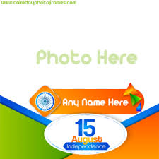 Here you can choose to resize, crop, colour or add stickers, etc. Indian Independence Day Card With Name And Photo Edit Online Cakedayphotoframes