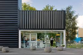 Maison Container Maison Container Architecture De Conteneurs Arret De Bus