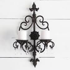 Decorative round rustic pillar candle sconce with rope and mirror wall accent walmart usa. 5 Rustic Wall Sconces To Light Your Home Antique Farmhouse