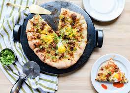 Grilled Breakfast Pizza Recipe Grilled Brunch Ideas Domestikatedlife Boston Blogger Recipe Grill Breakfast Breakfast Pizza Breakfast Pizza Recipe