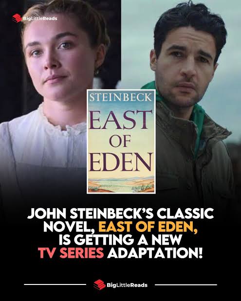John Steinbeck's classic novel, "EAST OF EDEN," is officially getting a new  TV series adaptation, starring Florence Pugh and Christopher Abbott!  Joining them are stars like Mike Faist, Hoon Lee, Trac