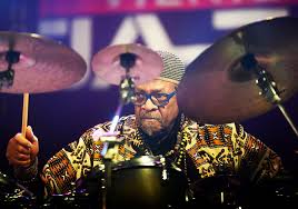 Drummers dance as Marijus Aleksa and Famoudou Don Moye light up in  Lithuania