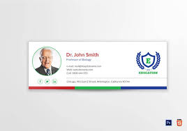 It is possible to add a photo to your email signature, a logo, social media icons, or even your own cta button. 5 Teacher Email Signature Designs Examples Psd Ai Examples