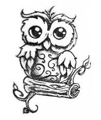 Black And White Owl And Rose Tattoo Designs Cute Owl Drawings Black And White Google Search Owl Tattoo Design Owl Tattoo Small Baby Owl Tattoos