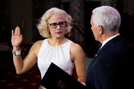 She assumed office on january 3, 2019. Kyrsten Sinema S Outfit Draws Attention At Senate Swearing In