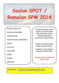 Soalan ppt sains tahun 5 2016full description. Himpunan Terbaik Latihan Bahasa Melayu Spm Yang Terbaik Khas Untuk Para Ibubapa Cetakkan Pendidikan Abad Ke 21