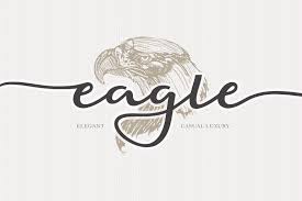 Big, bold header written with script mt bold web font. Eagle Font Dafont Com