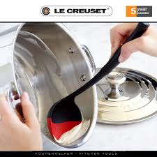 Constructed from strong bamboo, this set has a sturdy construction that the 14 piece silicone and stainless steel kitchen utensil set are perfect for safe and healthy cooking. Le Creuset Revolution Ladle Cookfunky