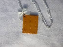 Joli Collier Gourmand Petit Beurre Dog Tag Necklace Tag Necklace Necklace