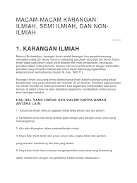 Pogi adalah pemuda yang malas. Karya Semi Ilmiah Pdf