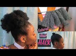 Diy Clip Ins Crochet Braids For 4b And 4c Hair X2f Natural Hair Hack Beginners Friendly You Natural Hair Styles Easy Natural Hair Styles Hair Puff