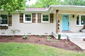 Exterior paint color schemes with brick sherwin williams dark night sw 6237. 25 Inspiring Exterior House Paint Color Ideas Exterior Painting Brick Houses